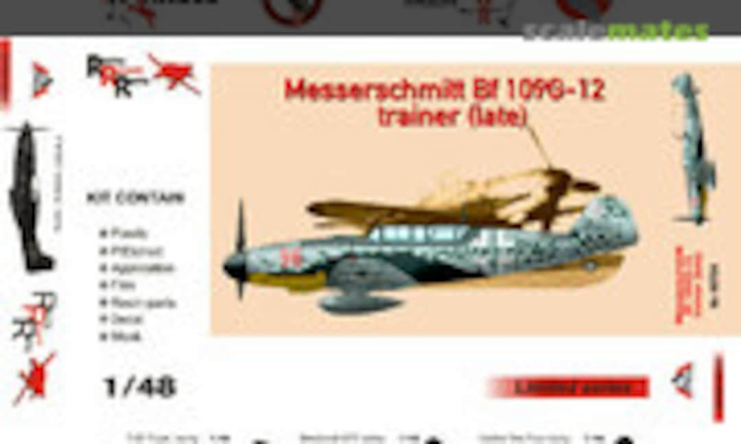 1:48 Messerschmitt Bf 109G-12 trainer (late) (AMG 48704)