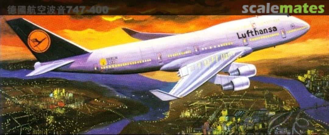 Boxart Lufthansa German Airlines B747-400 00606 Trumpeter