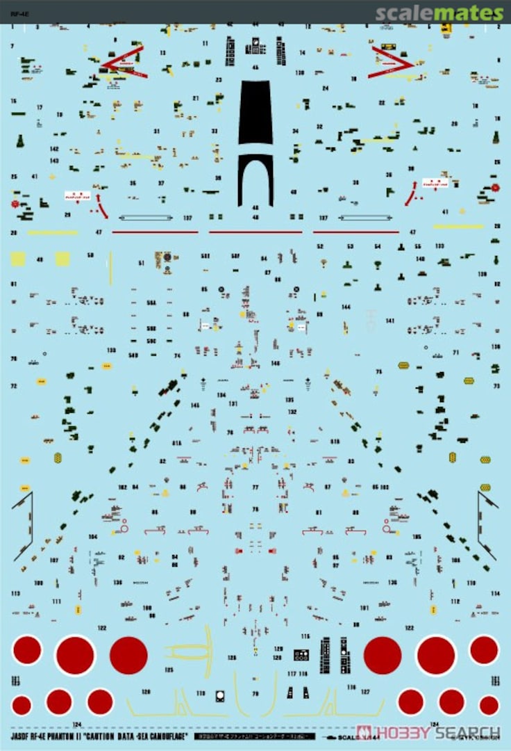 Boxart JASDF RF-4E Phantom II Caution Data -Sea Camouflage- A-534 MYK Design