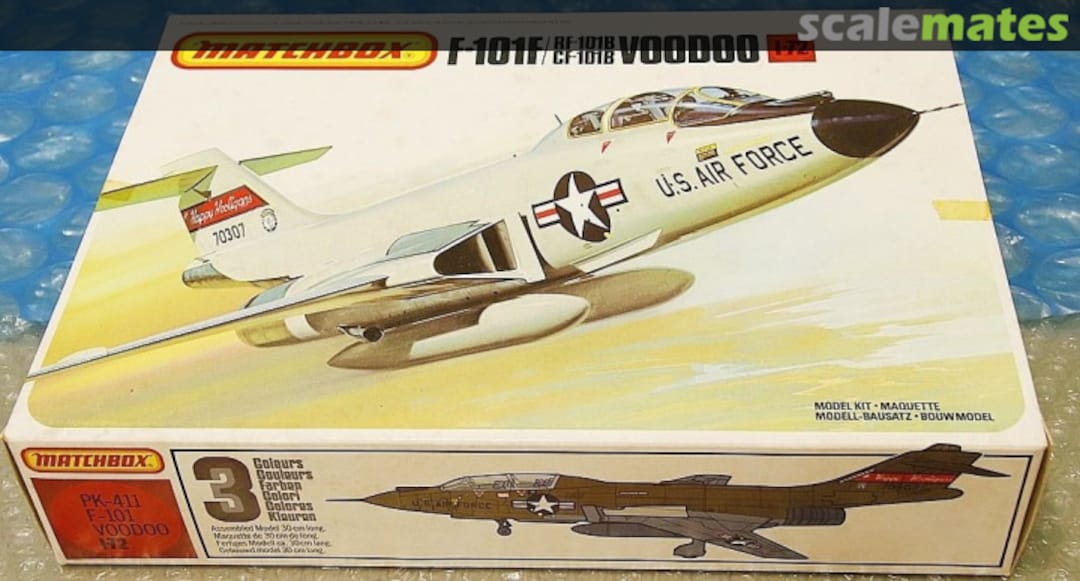 Boxart F-101F/RF-101B/CF-101B Voodoo PK-411 Matchbox