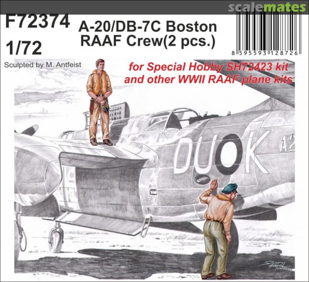 Boxart A-20/DB-7C Boston RAAF Crew F72374 CMK