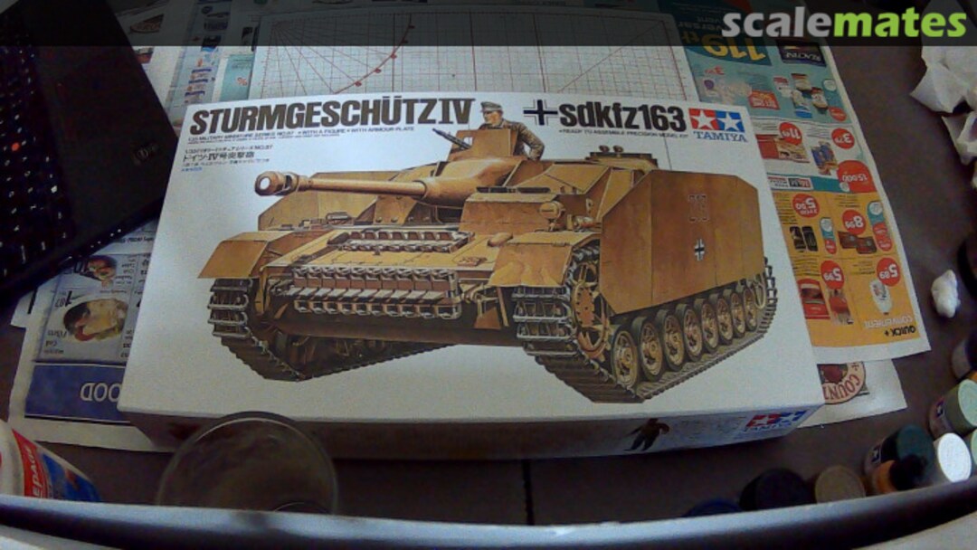 Boxart Sturmgeschutz IV sdkfz163 35087-2500 Tamiya