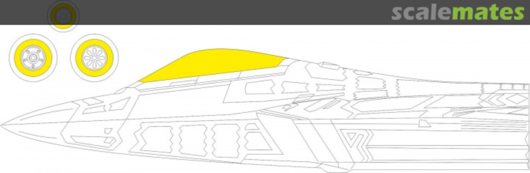 Boxart F-22A TFace EX853 Eduard