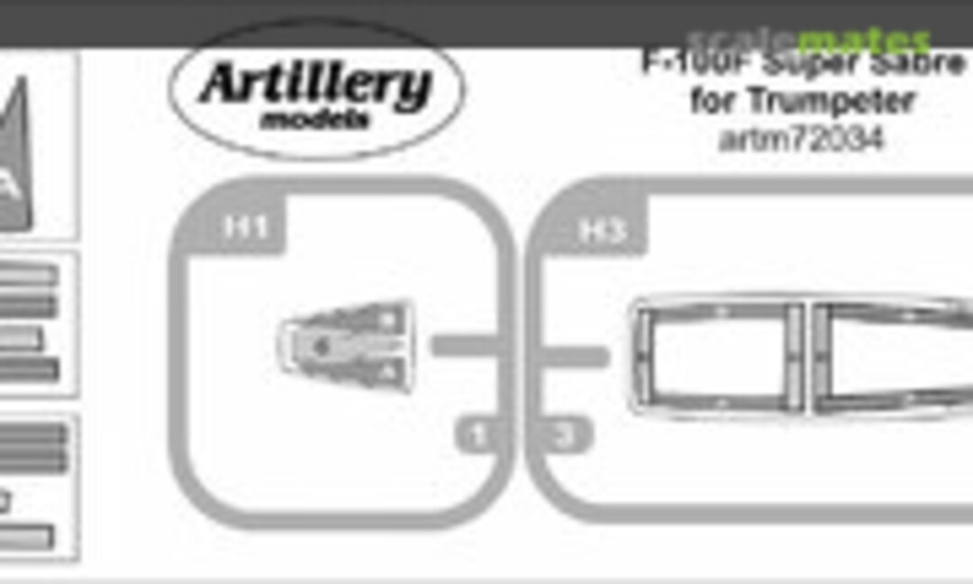 1:72 F-100F Super Sabre (Artillery models artm72034)