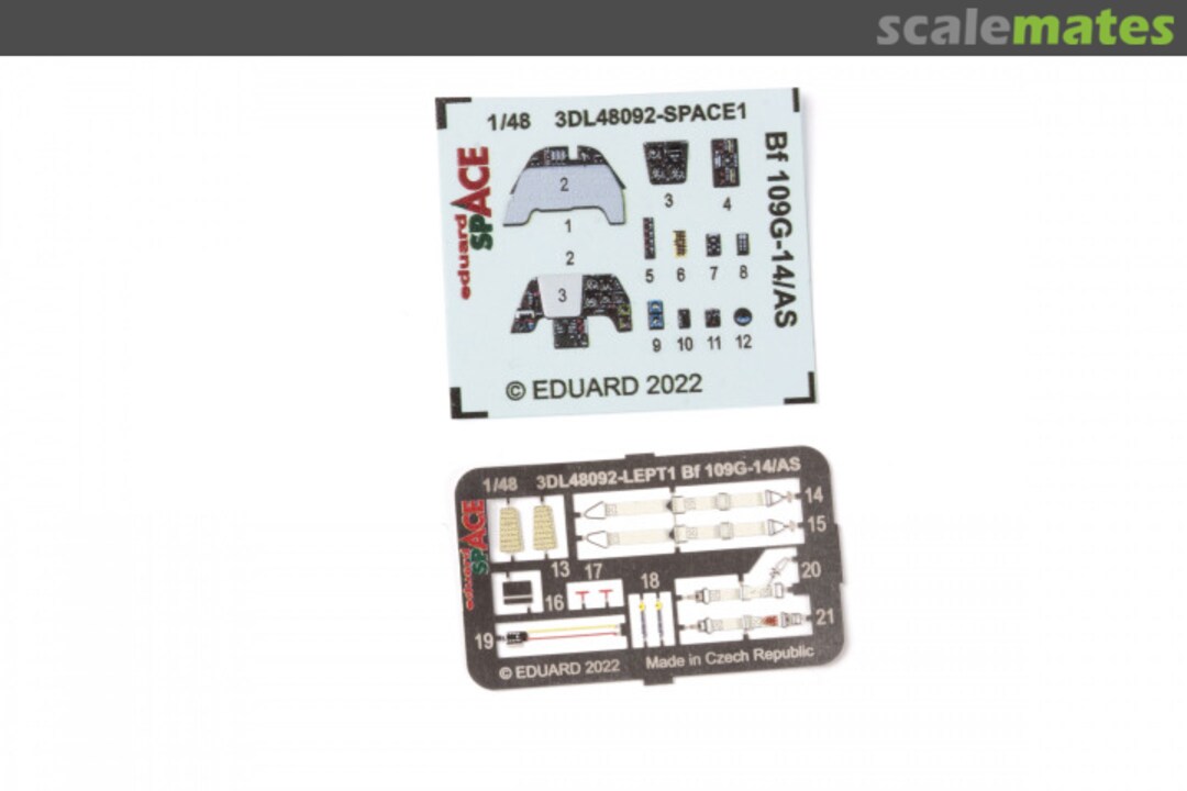 Contents Bf 109G-14/AS 3DL48092 Eduard