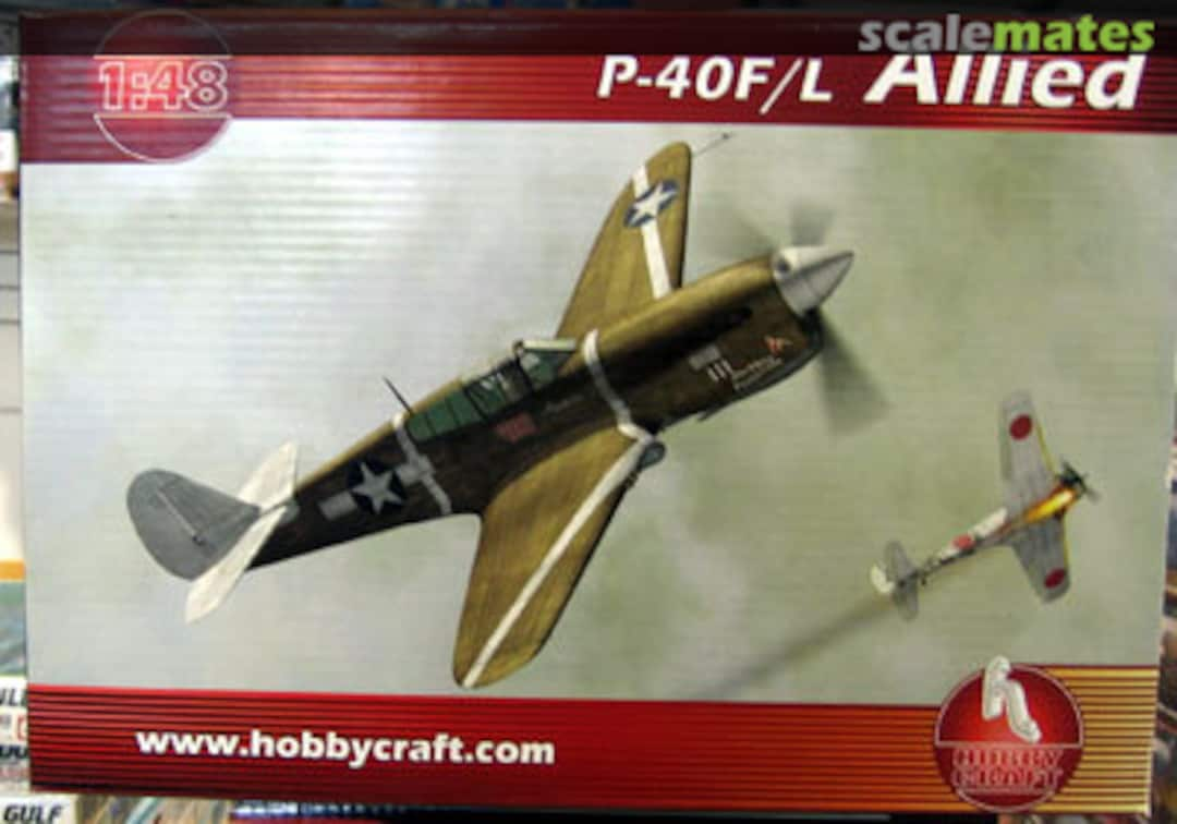 Boxart P-40F/L Allied HC1417 Hobbycraft