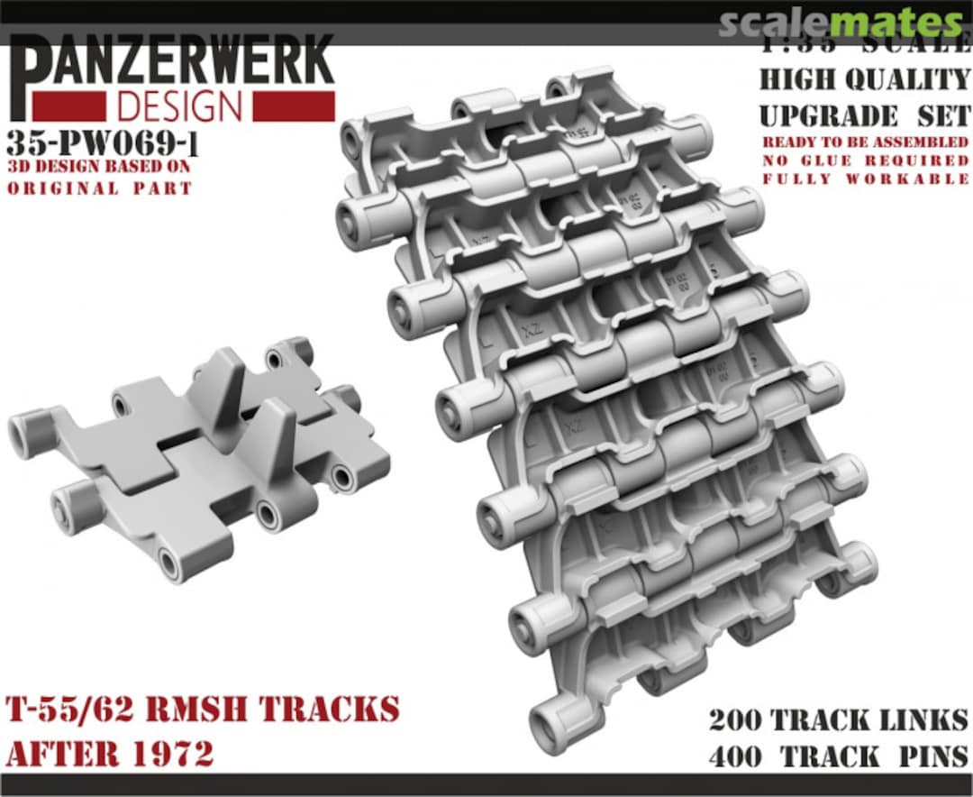 Boxart T-54/55 after 1972 35PW-069-1 Panzerwerk design