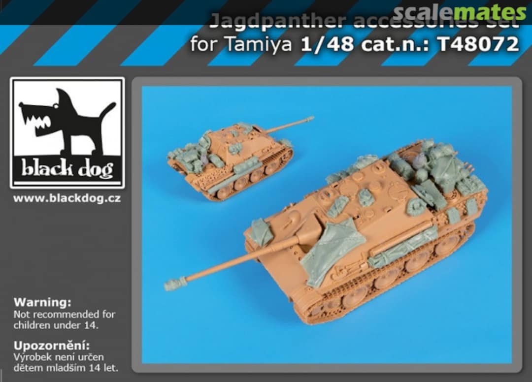 Boxart Jagdpanther accessories set T48072 Black Dog