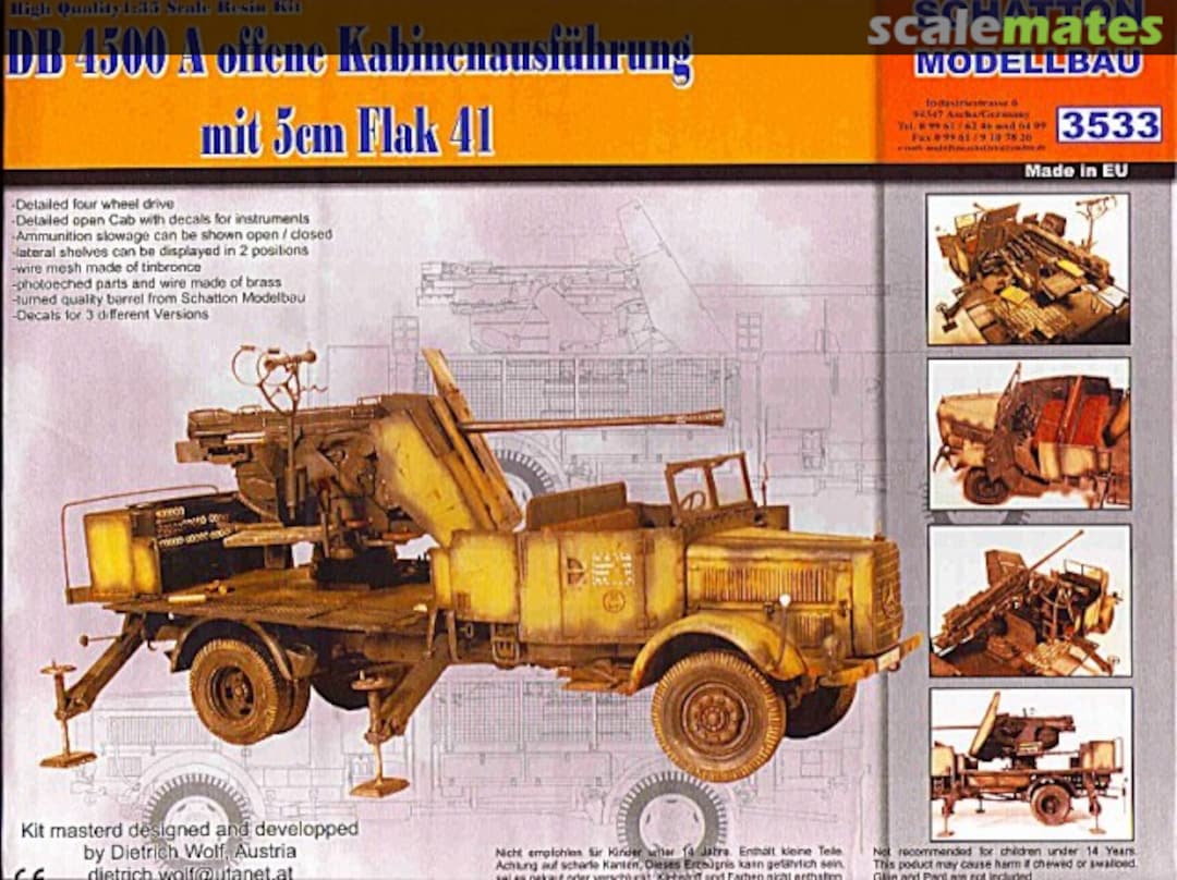 Boxart Mercedes-Benz DB 4500 A 3533 Schatton Modellbau