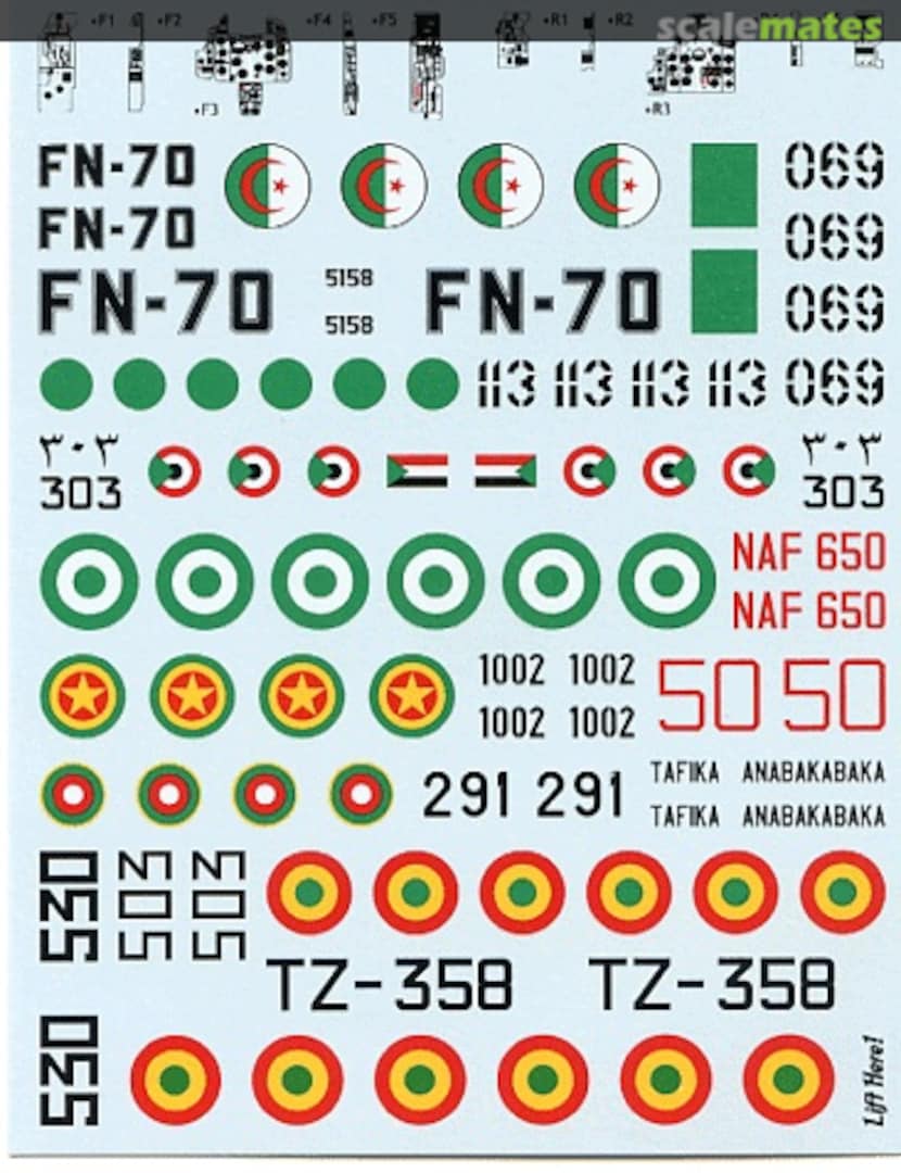 Contents Global Mongols III 904-LH Lift Here Decals