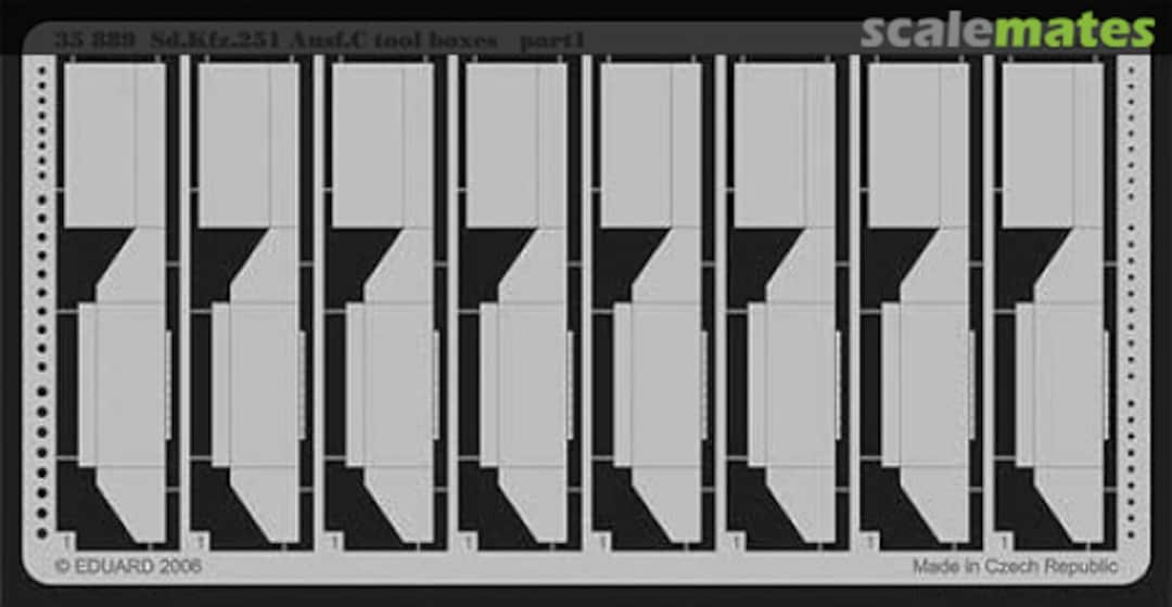 Boxart Sd. Kfz. 251 Ausf. C tool Boxes 35889 Eduard