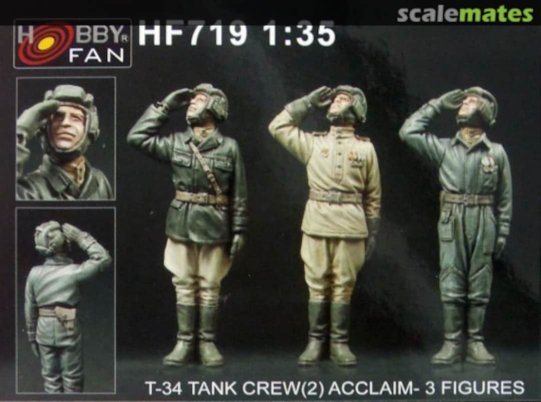 Boxart T-34 Tank Crew HF719 Hobby Fan