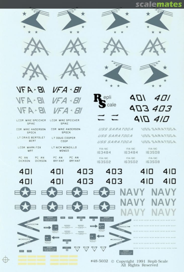 Boxart Gulf MiG Killers 48-5032 Repli-scale