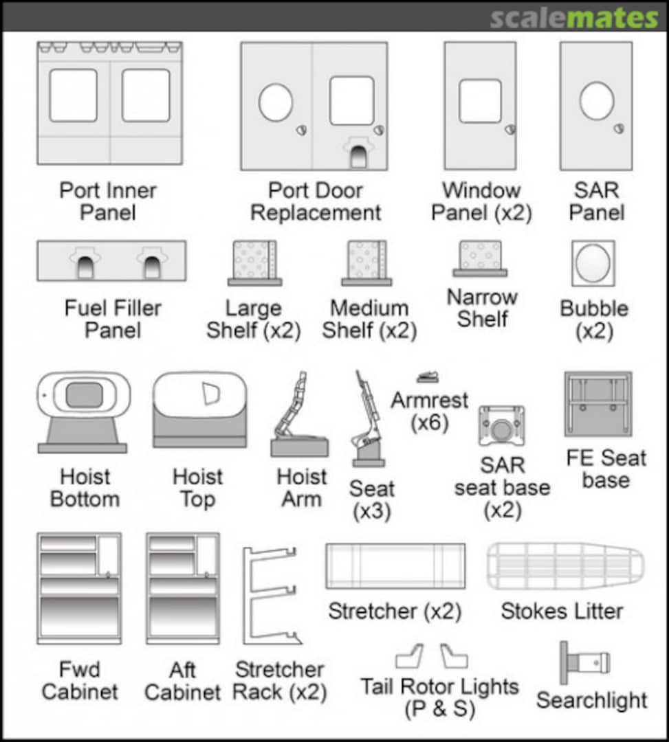 Boxart AgustaWestland CH-149 Cormorant conversion BB37 Belcher Bits