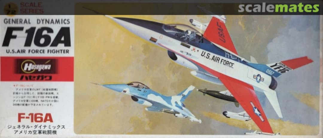 Boxart F-16A C001 Hasegawa