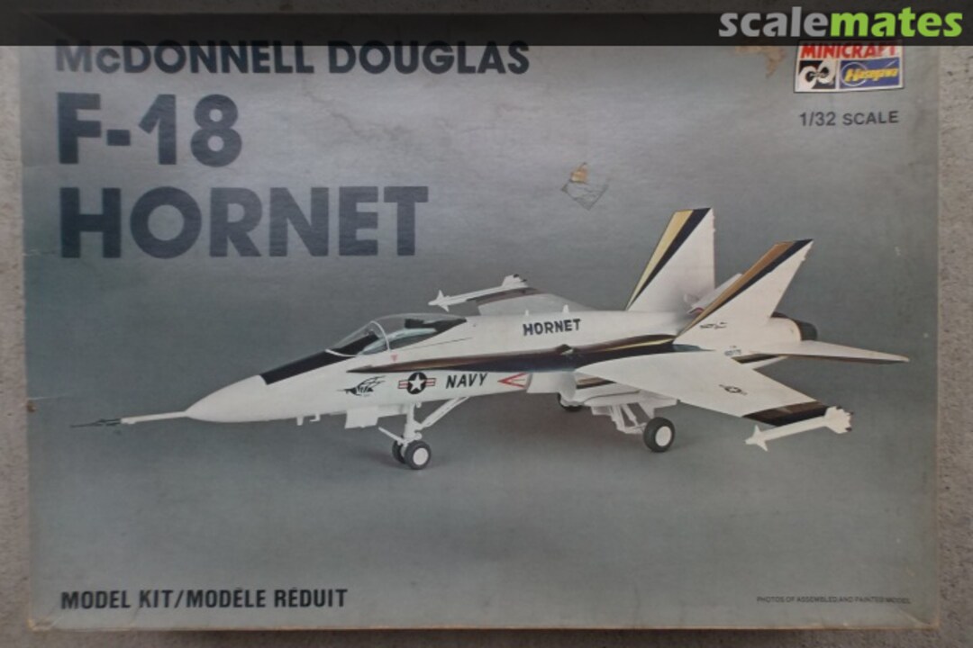 Boxart F-18 Hornet 1150 Minicraft Hasegawa