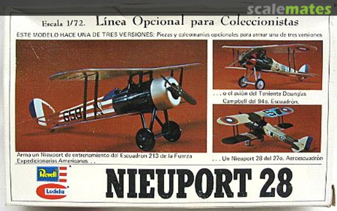 Boxart Nieuport 28 H-70 Revell/Lodela