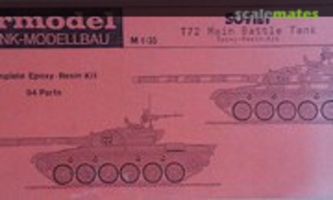 1:35 T72 Main Battle Tank (Airmodel AM-1007)