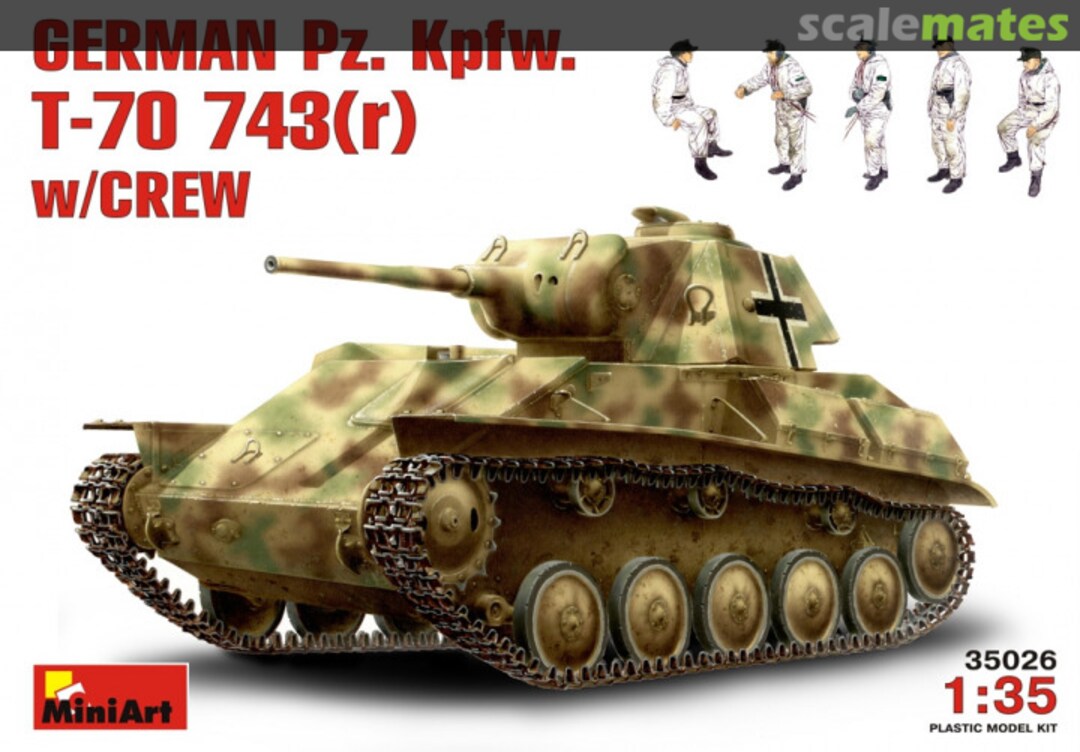 Boxart Pz.Kpfw. T-70 743(r) 35026 MiniArt