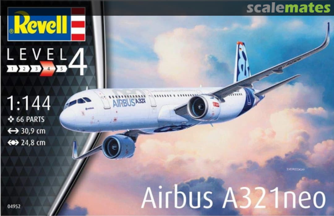 Boxart Airbus A321neo 04952 Revell