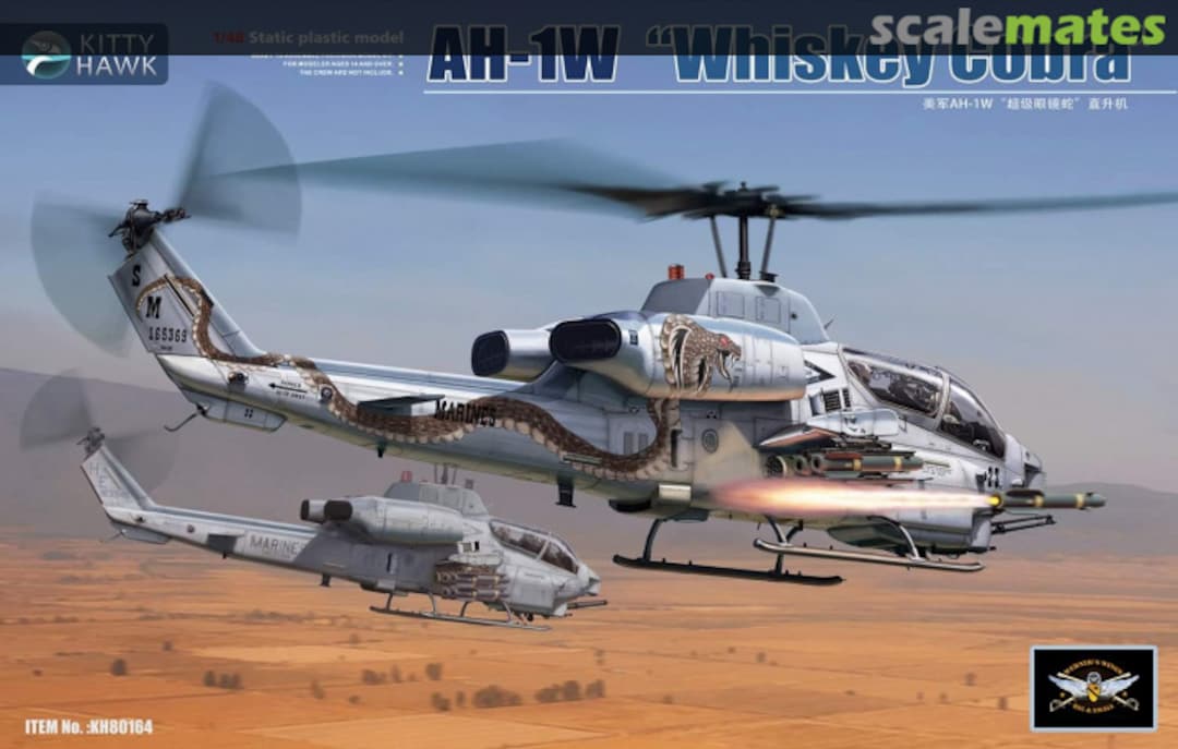 Boxart AH-1W Whiskey Cobra KH80164 Kitty Hawk