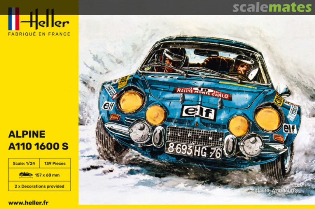 Boxart Alpine A110 1600 S 80745 Heller