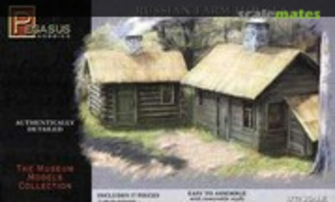 1:72 Russian Farm Houses (Pegasus Hobbies 7702)