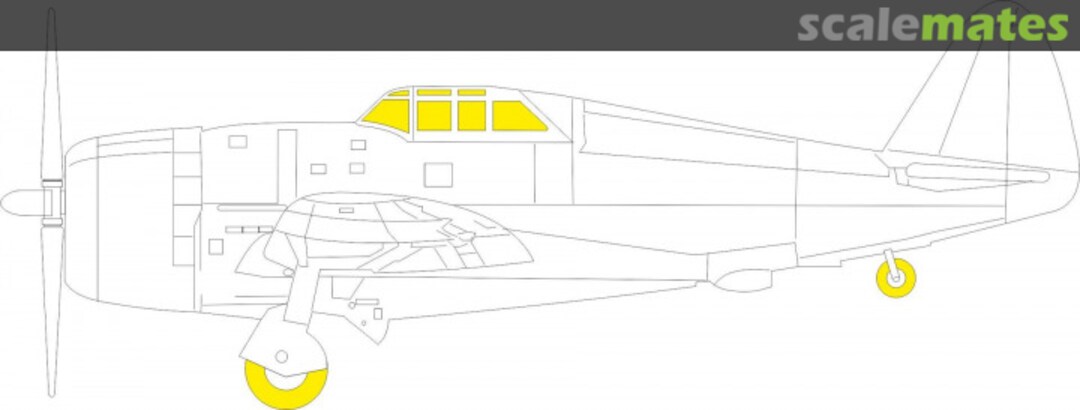 Boxart P-47D Razorback (TFace) EX881 Eduard