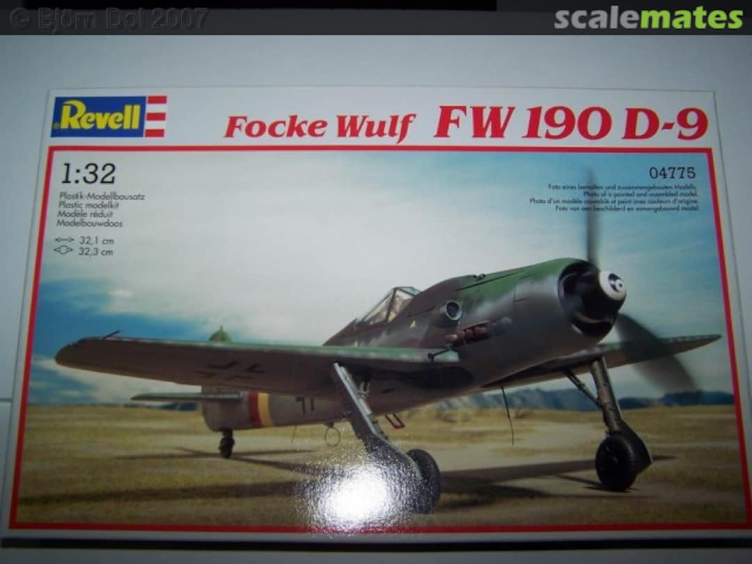 Boxart Focke Wulf FW 190 D-9 04775 Revell