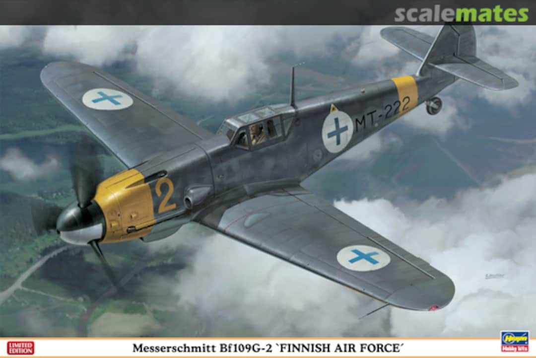 Boxart Messerschmitt Bf109G-2 `Finnish Air Force´ 08230 Hasegawa