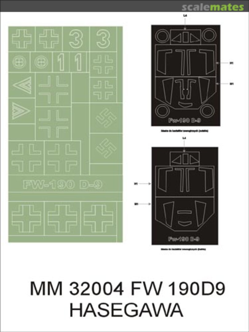 Boxart Fw 190D-9 MM32004 Montex