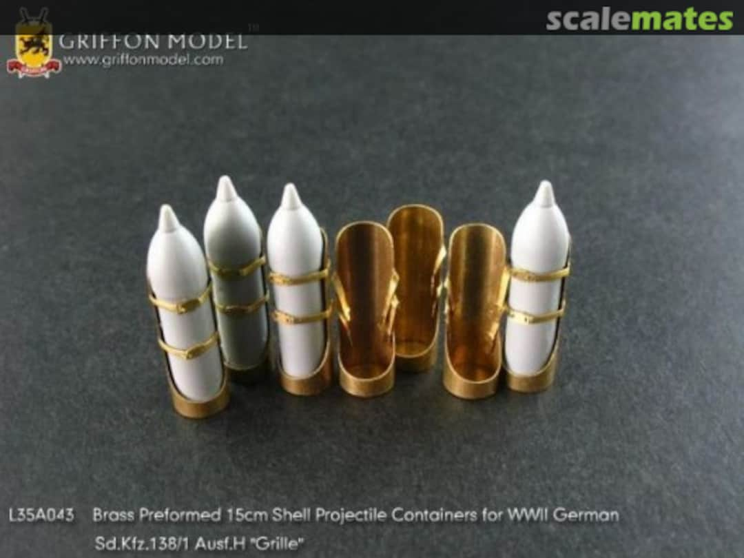 Boxart Grille 15cm Shell Projectile Containers L35A043 Griffon Model