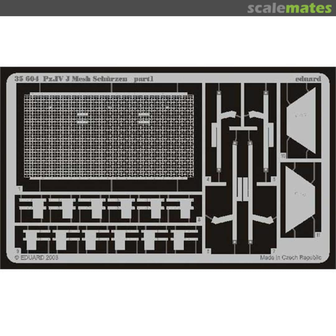 Boxart Panzer IV Ausf. J Gitterschürzen 35604 Eduard