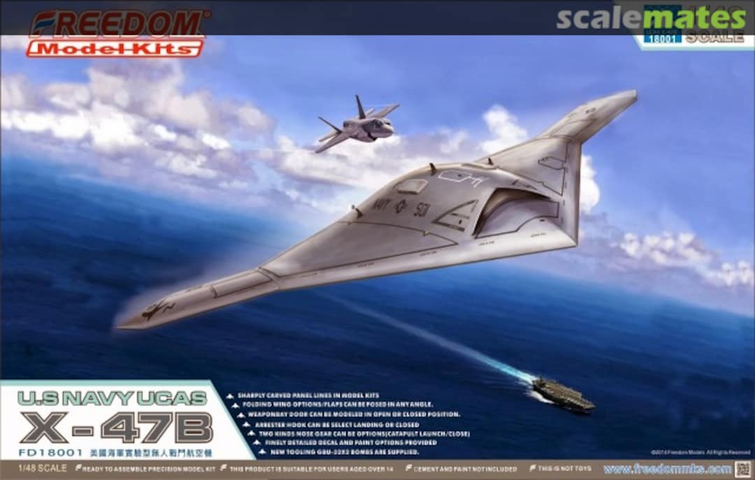 Boxart X-47B 18001 Freedom Model Kits