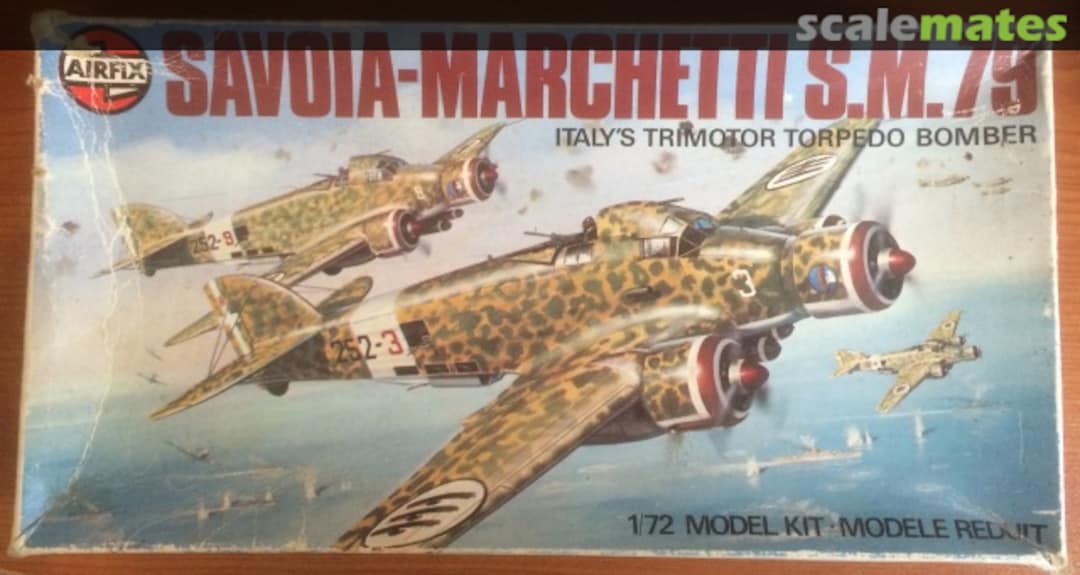 Boxart Savoia-Marchetti S.M.79 04007-3 Airfix