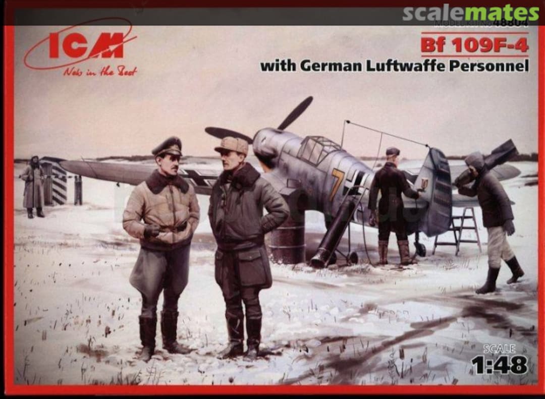 Boxart Bf 109F-4 48804 ICM