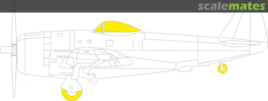 Boxart P-47D Bubbletop (TFace) EX882 Eduard