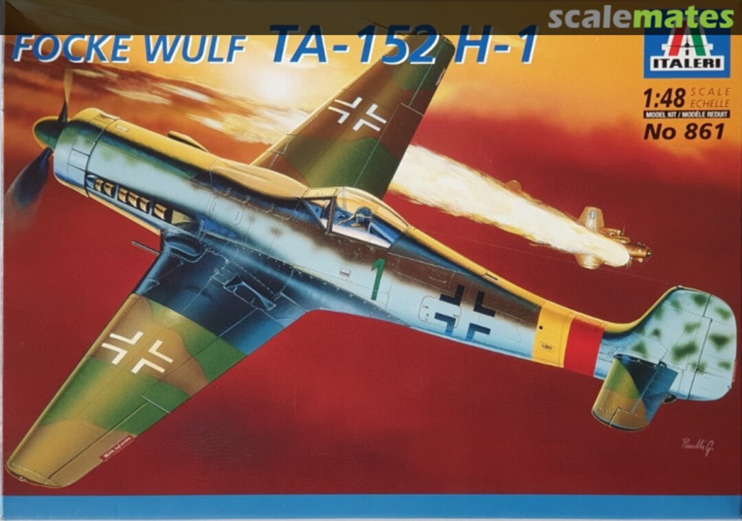 Boxart Focke-Wulf Ta 152 H-1 861 Italeri