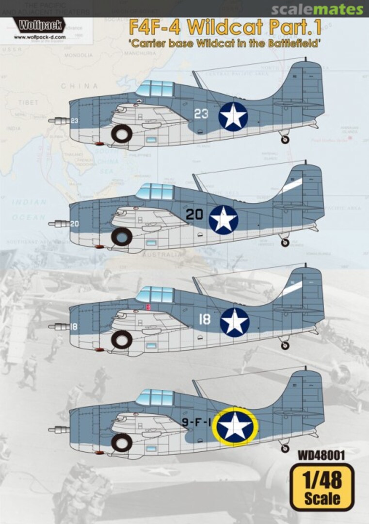 Boxart F4F-4 Wildcat Part 1 WD48001 Wolfpack