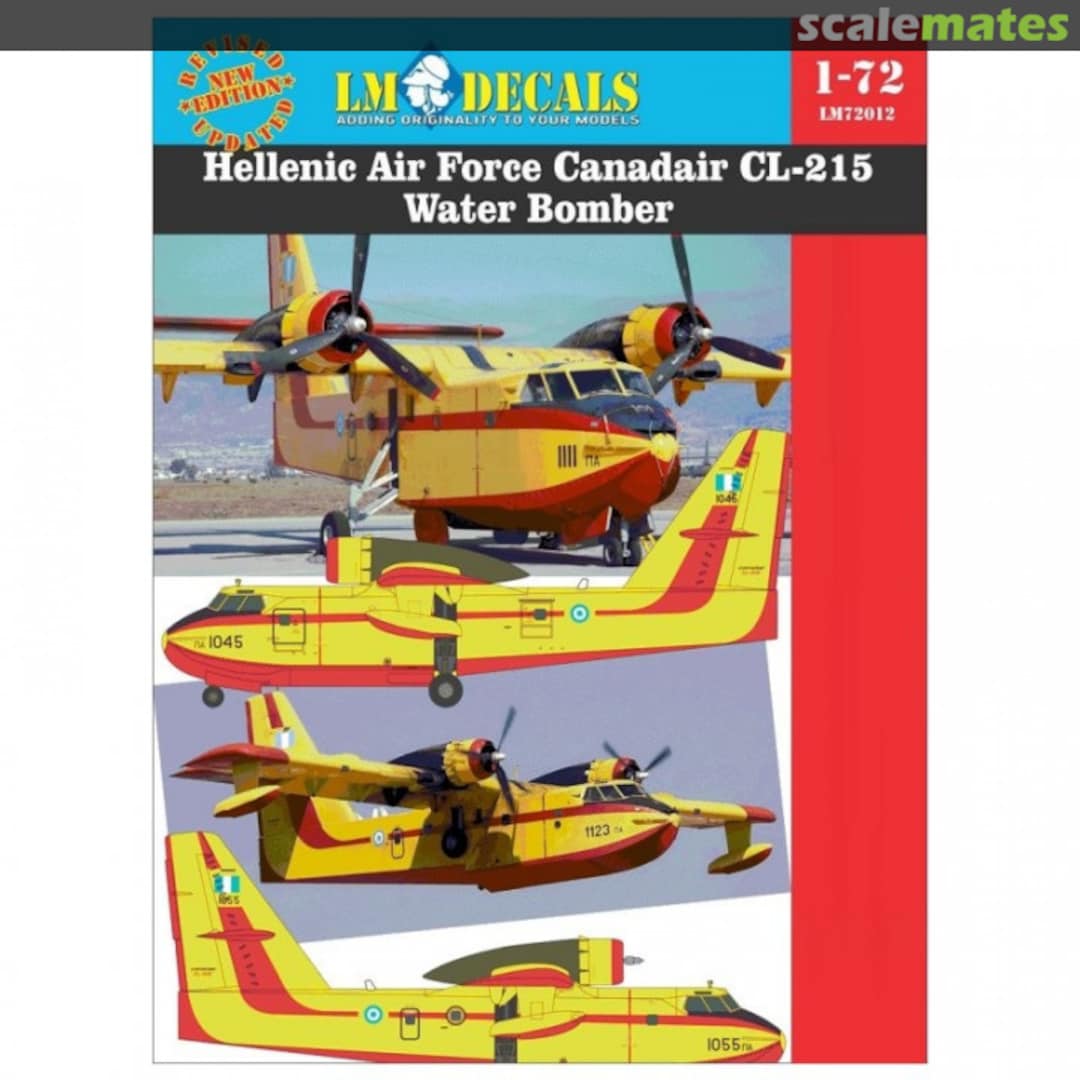 Boxart Canadair CL-215 Water Bomber Hellenic Air Force LM 72012 LM Decals