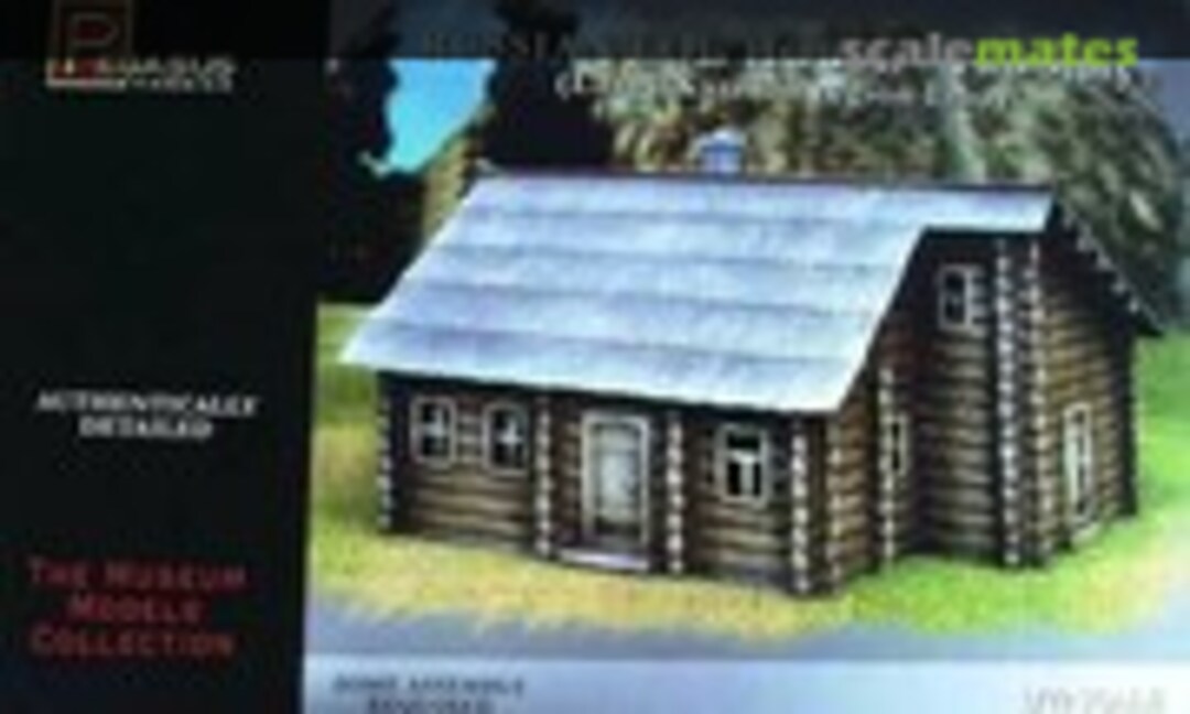 1:72 Russian Log House - Two Story (Pegasus Hobbies 7704)