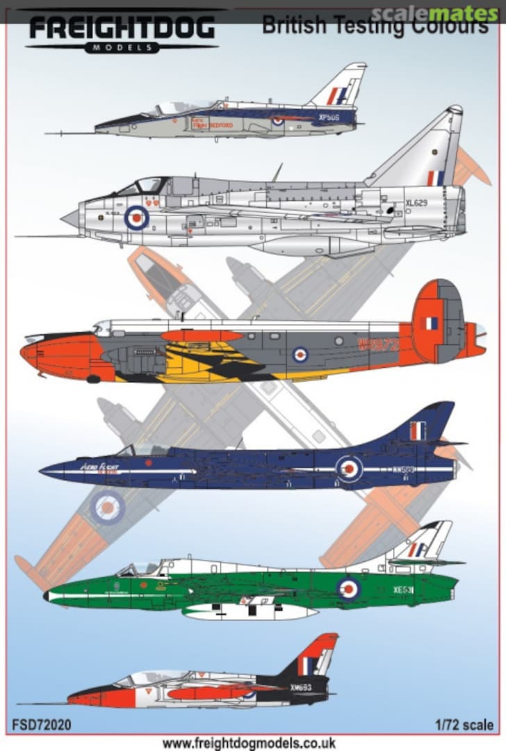 Boxart British Testing Colours FSD72020 Freightdog Models