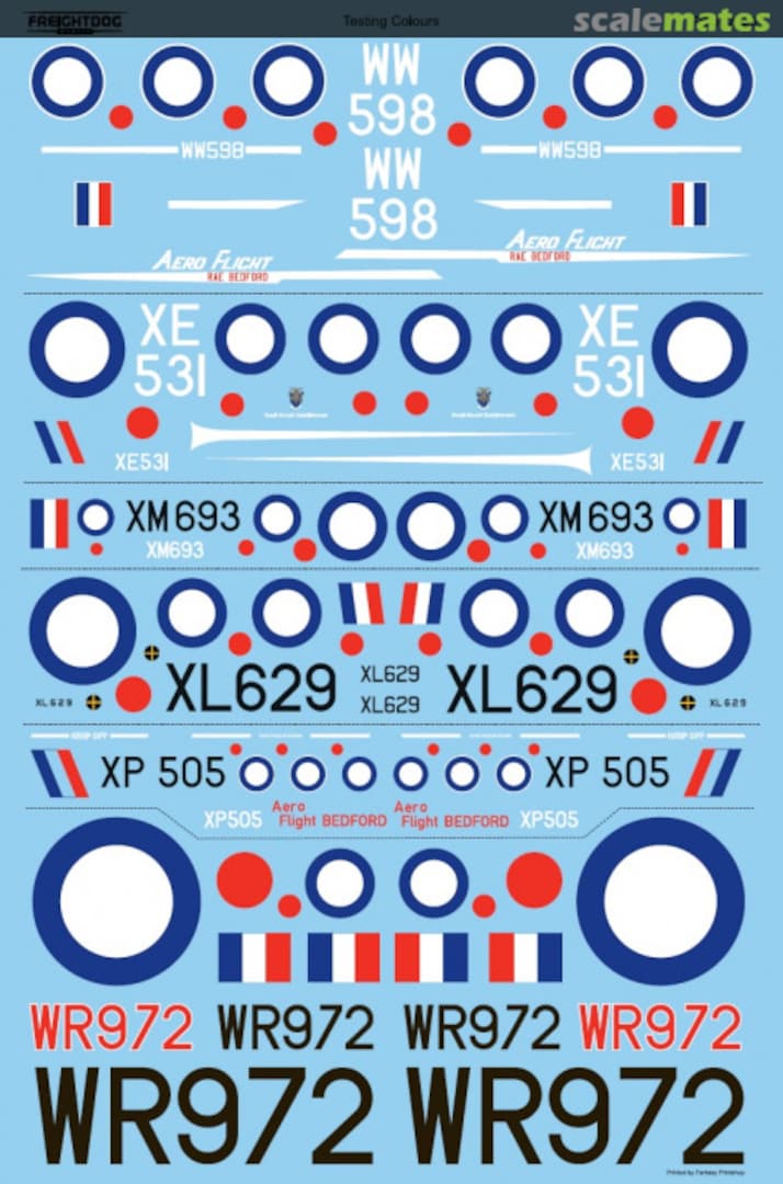 Contents British Testing Colours FSD72020 Freightdog Models