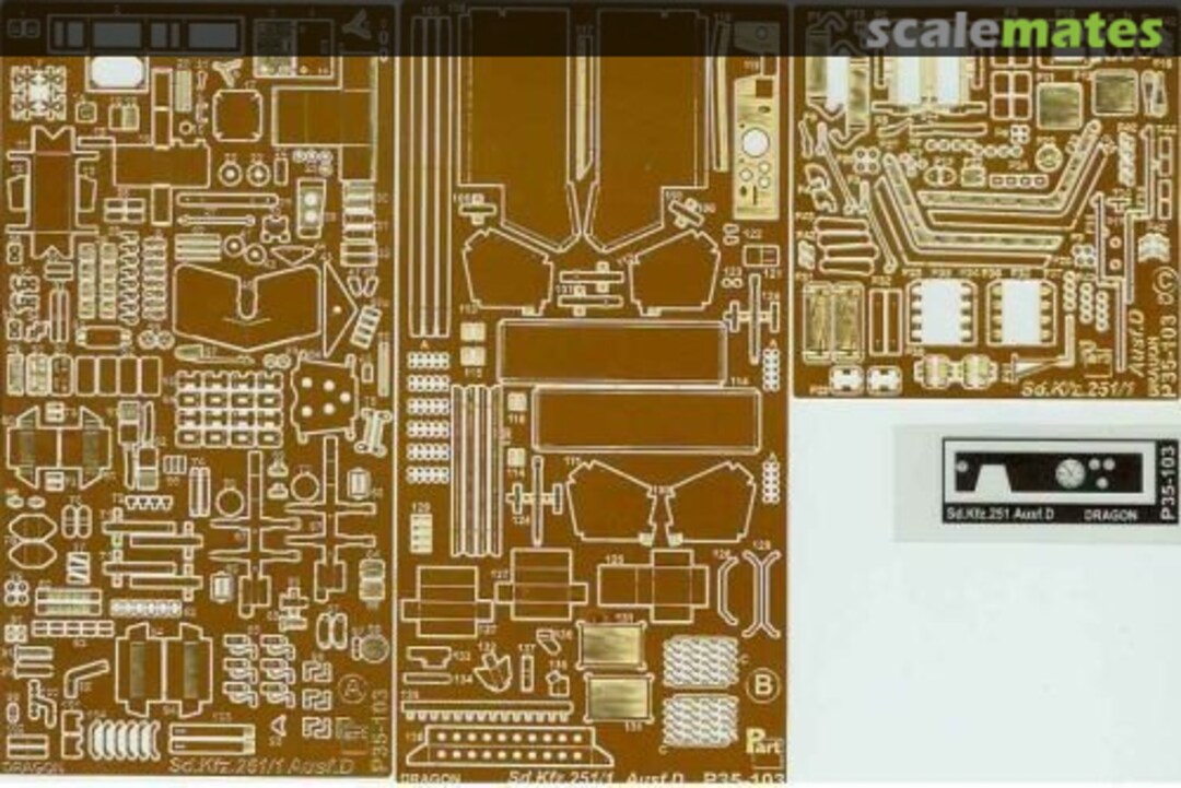 Boxart Sd.Kfz.251/1 Ausf.D P35-103 Part