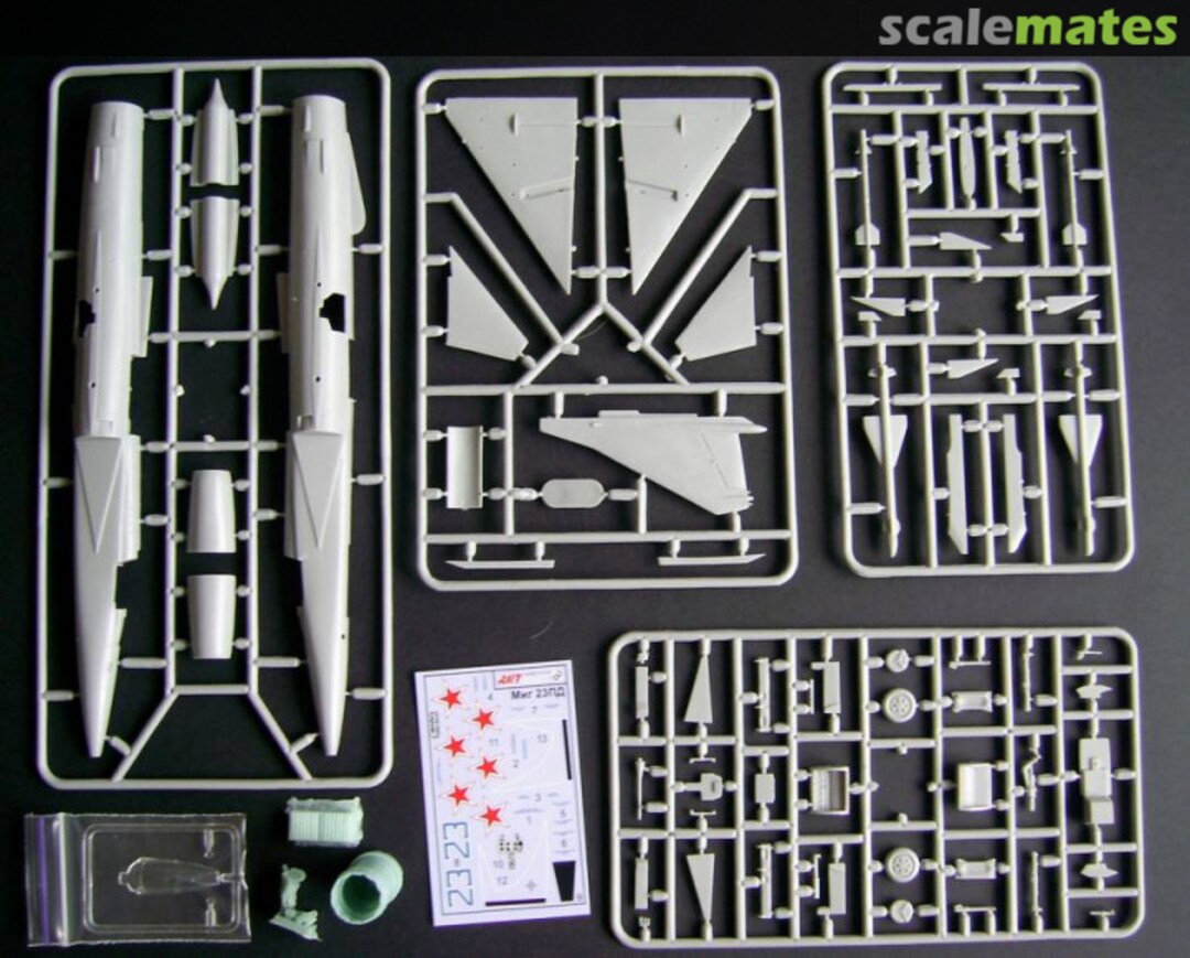 Contents Mikoyan Gurevich MiG-23PD AM 7208 ART model
