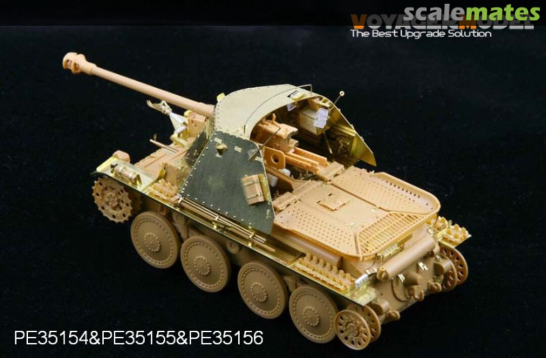 Boxart Marder III Ausf. H Armour Plate PE35155 Voyager Model