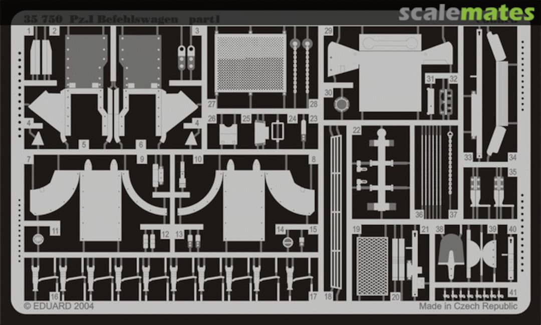 Boxart Panzer I Befehlswagen 35750 Eduard