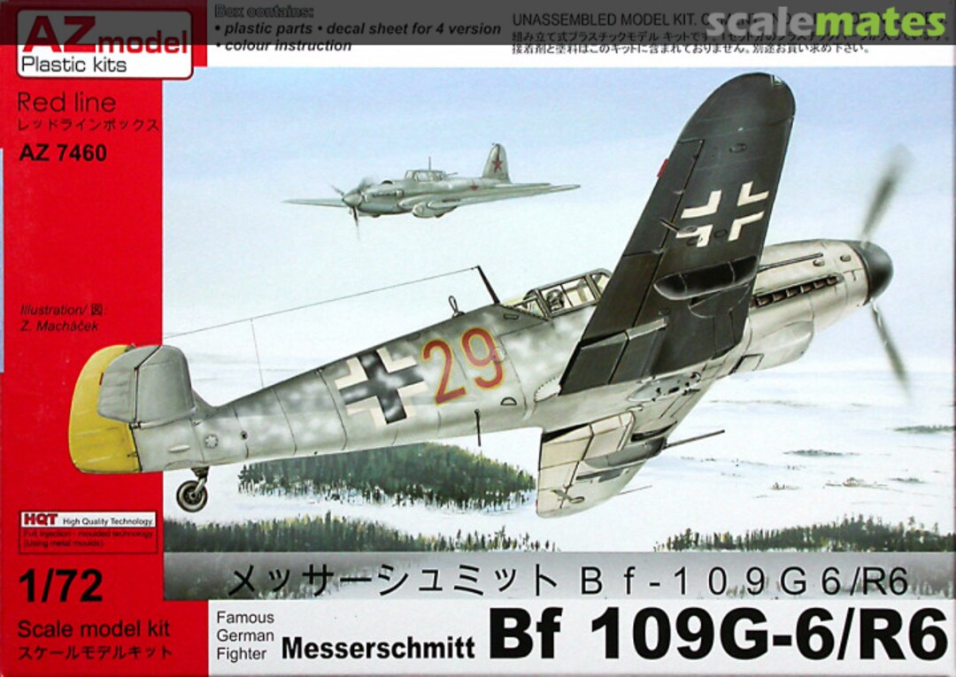 Boxart Messerschmitt Bf 109G-6/R6 AZ7460 AZmodel