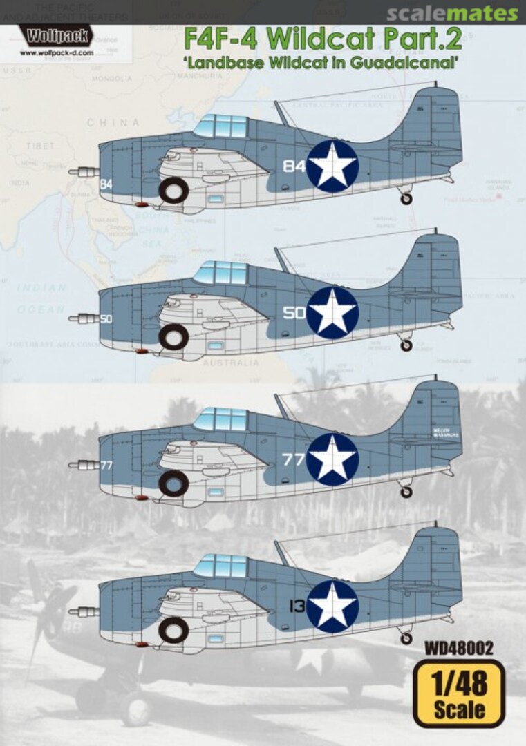 Boxart F4F-4 Wildcat Part 2 WD48002 Wolfpack