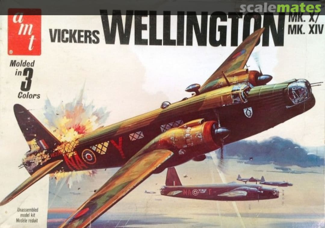 Boxart Vickers Wellington Mk.X/XIV 7131 Matchbox/AMT